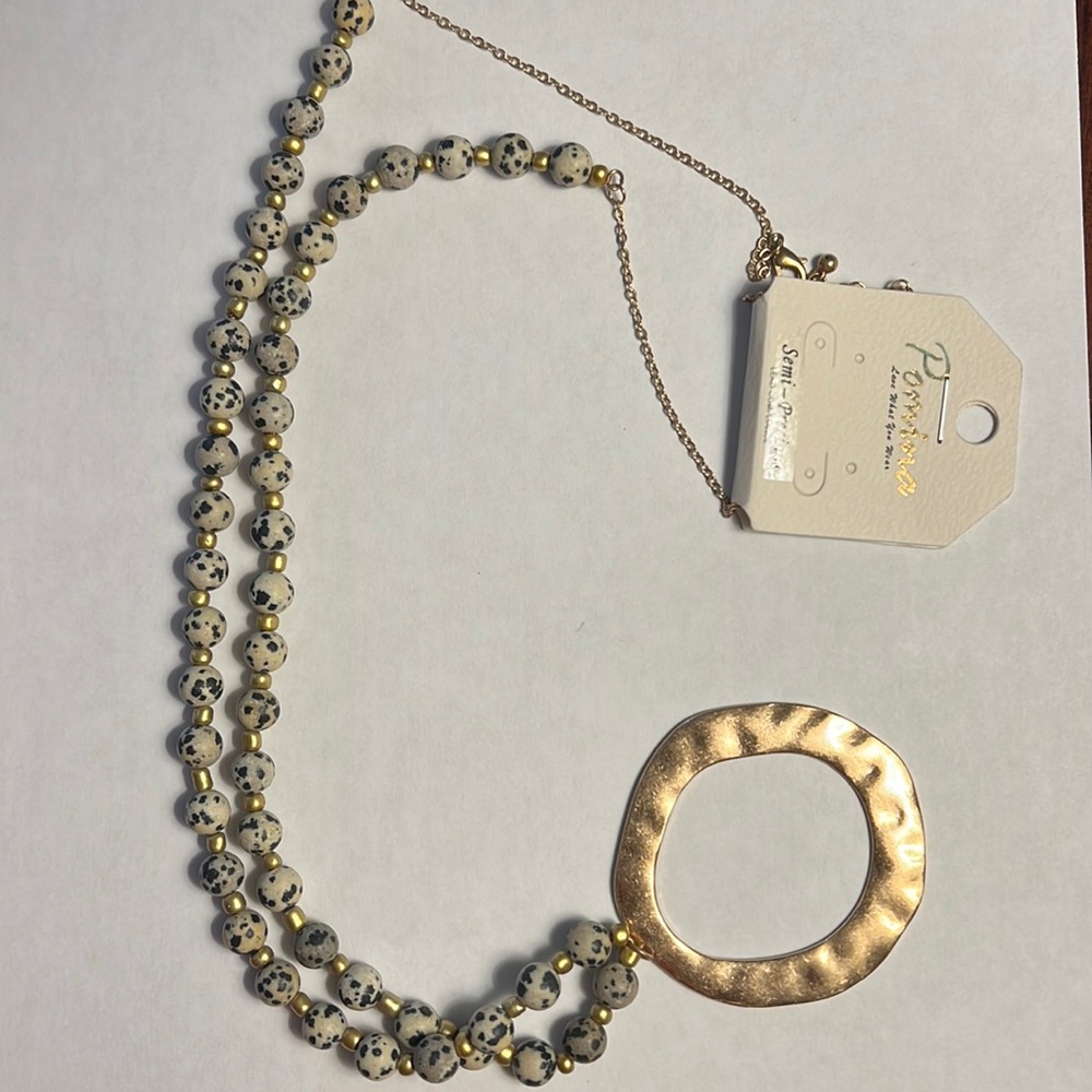 Pomona necklace.  Semi precious stones